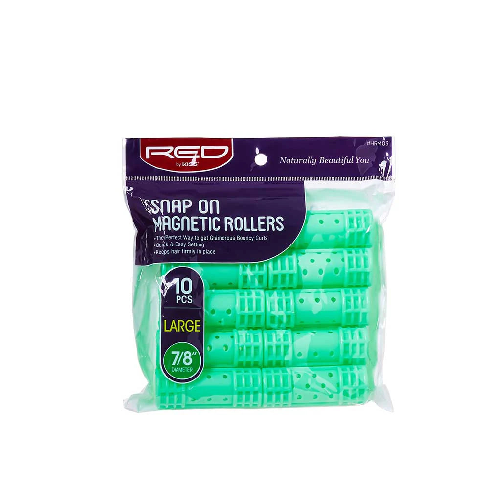 Red by kiss snap on magnetic roller