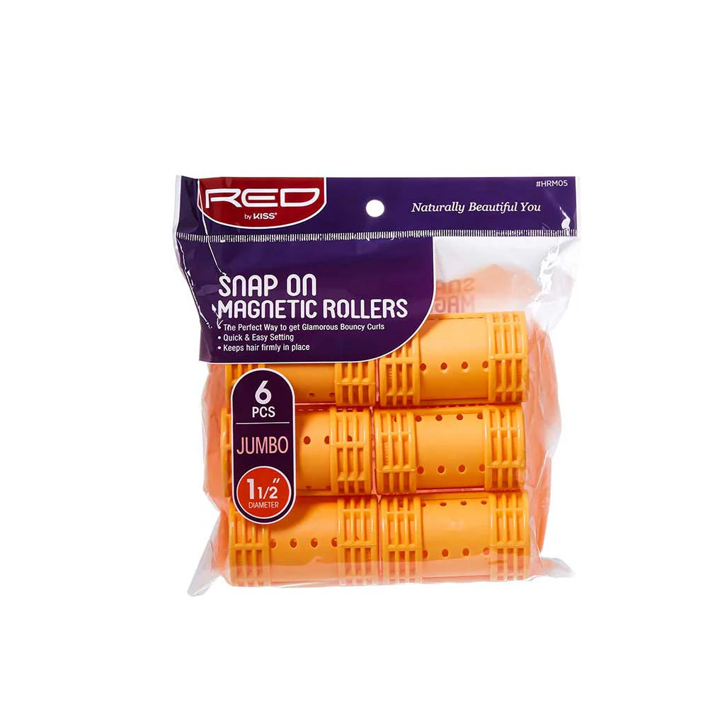 Red by kiss snap on magnetic roller