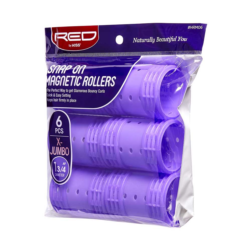 Red by kiss snap on magnetic roller