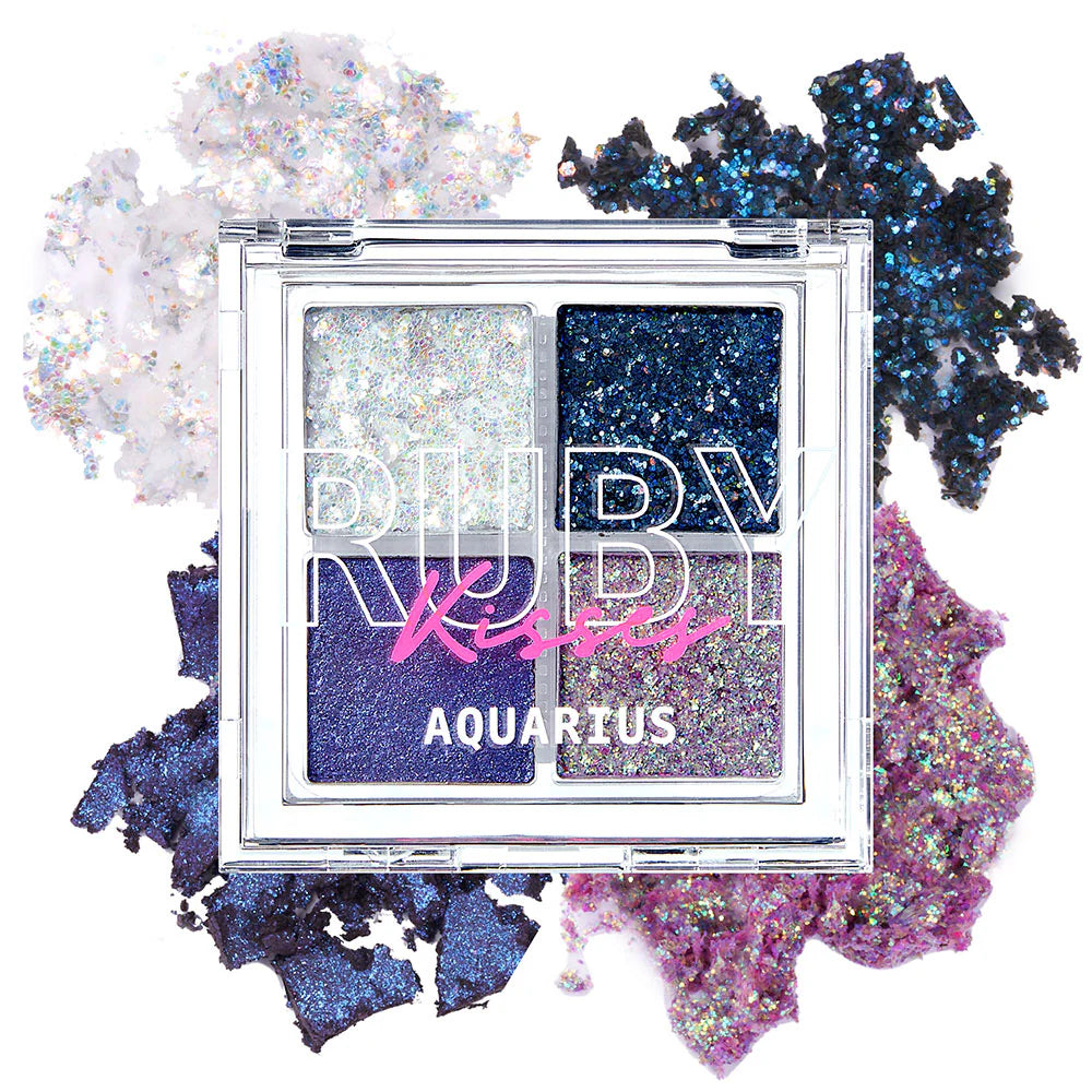 Ruby Kisses Glitter gem palette