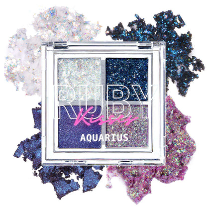 Ruby Kisses Glitter gem palette