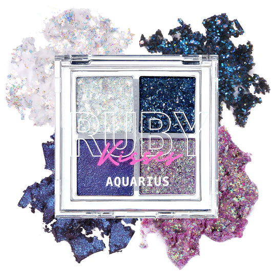 Ruby Kisses Glitter gem palette