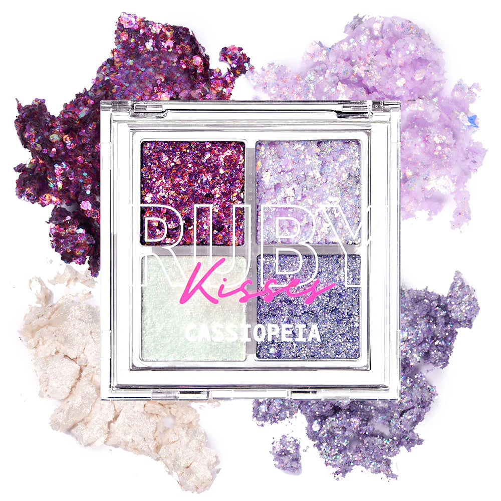 Ruby Kisses Glitter gem palette