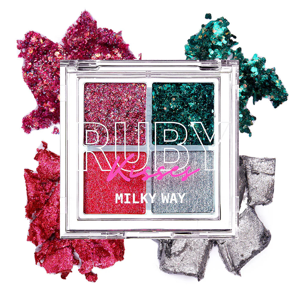 Ruby Kisses Glitter gem palette