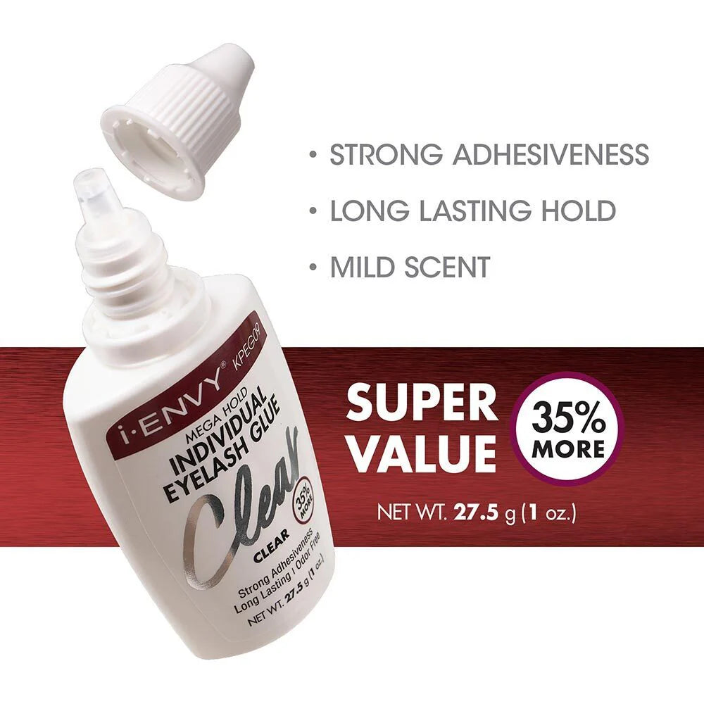 I. ENVY by KISS Mega hold individual eyelash glue.