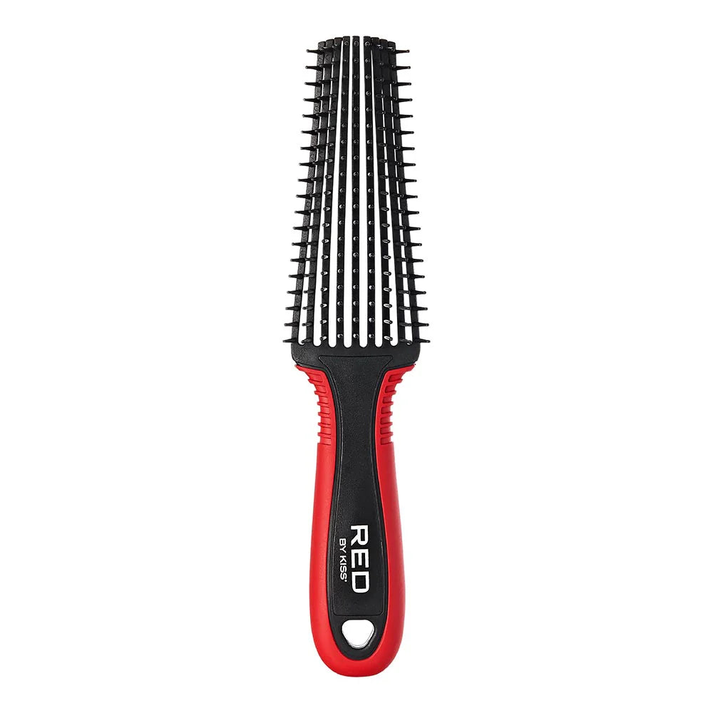 Red by Kiss glide & define detangle brush. HH61