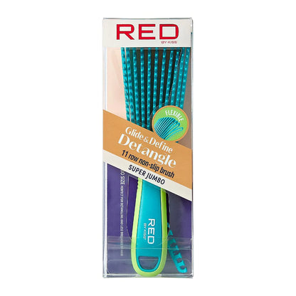 Red by Kiss glide & define detangling brush. Super jumbo. HH59