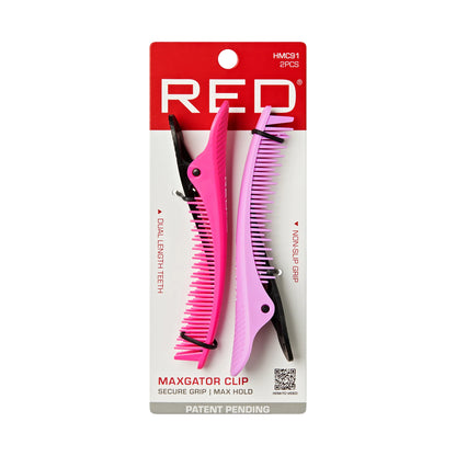 Red by Kiss MAXGATOR CLIP. 2pcs. HMC91