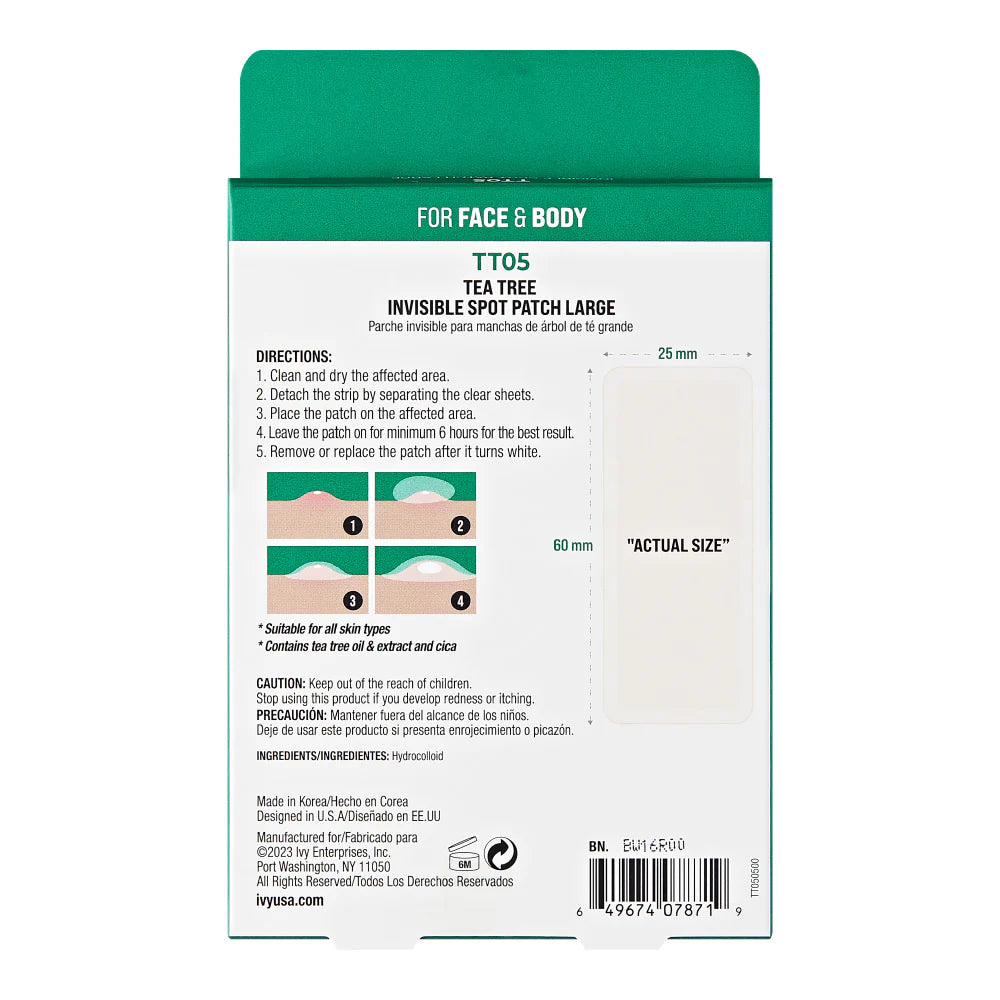Kiss New York Tea tree invisible spot patch