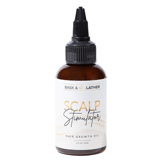 BASK N LATHER SCALP STIMULATOR HAIR GROWTH OIL. 2oz