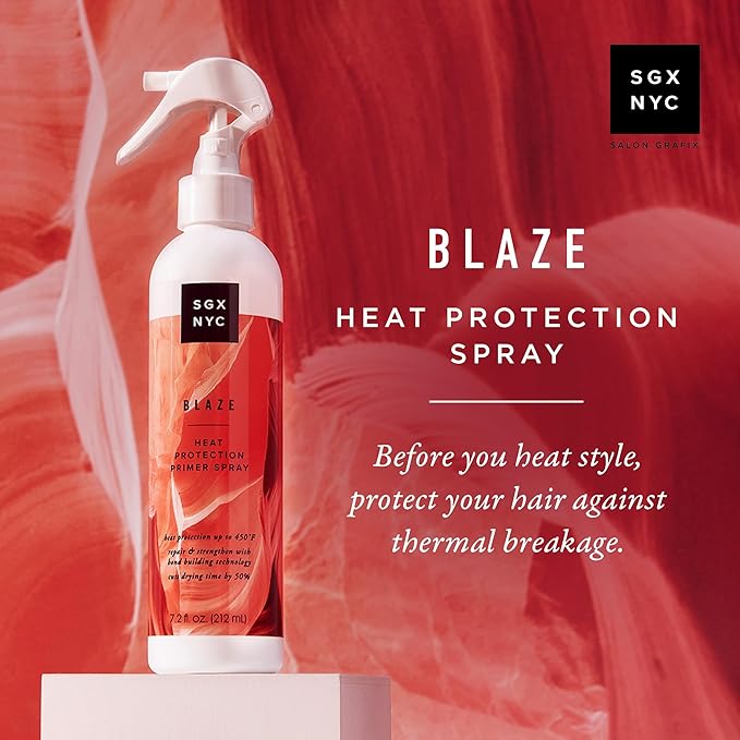 SGX NYC Blaze Heat Protection Primer Spray. 7.2 oz