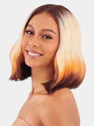 Vivace by Kiss Xceptional Gold sleek cut wig. RUBY