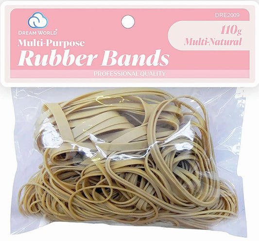 Dream Assorted Rubber Bands multi purpose. Natural. DRE2009