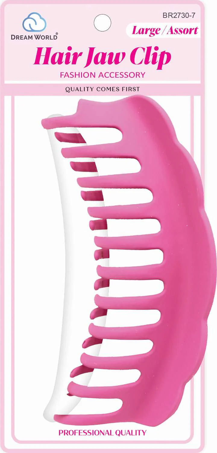 Dream hair jaw clip. Large. assorted. BR2730-7