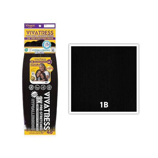 Vivace by Kiss Vivatress 3X hypoallergenic pre-stretched braid