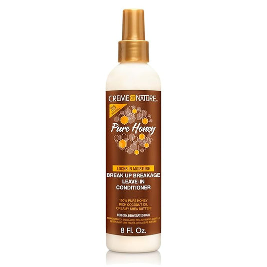 Creme of Nature Pure Honey Break Up Breakage Leave-In Conditioner. 8oz