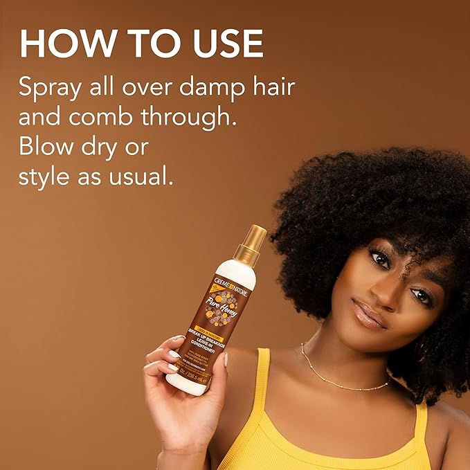 Creme of Nature Pure Honey Break Up Breakage Leave-In Conditioner. 8oz