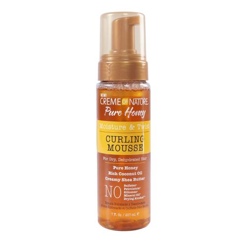 Creme of nature pure honey moisture & twist curling mousse. 7oz