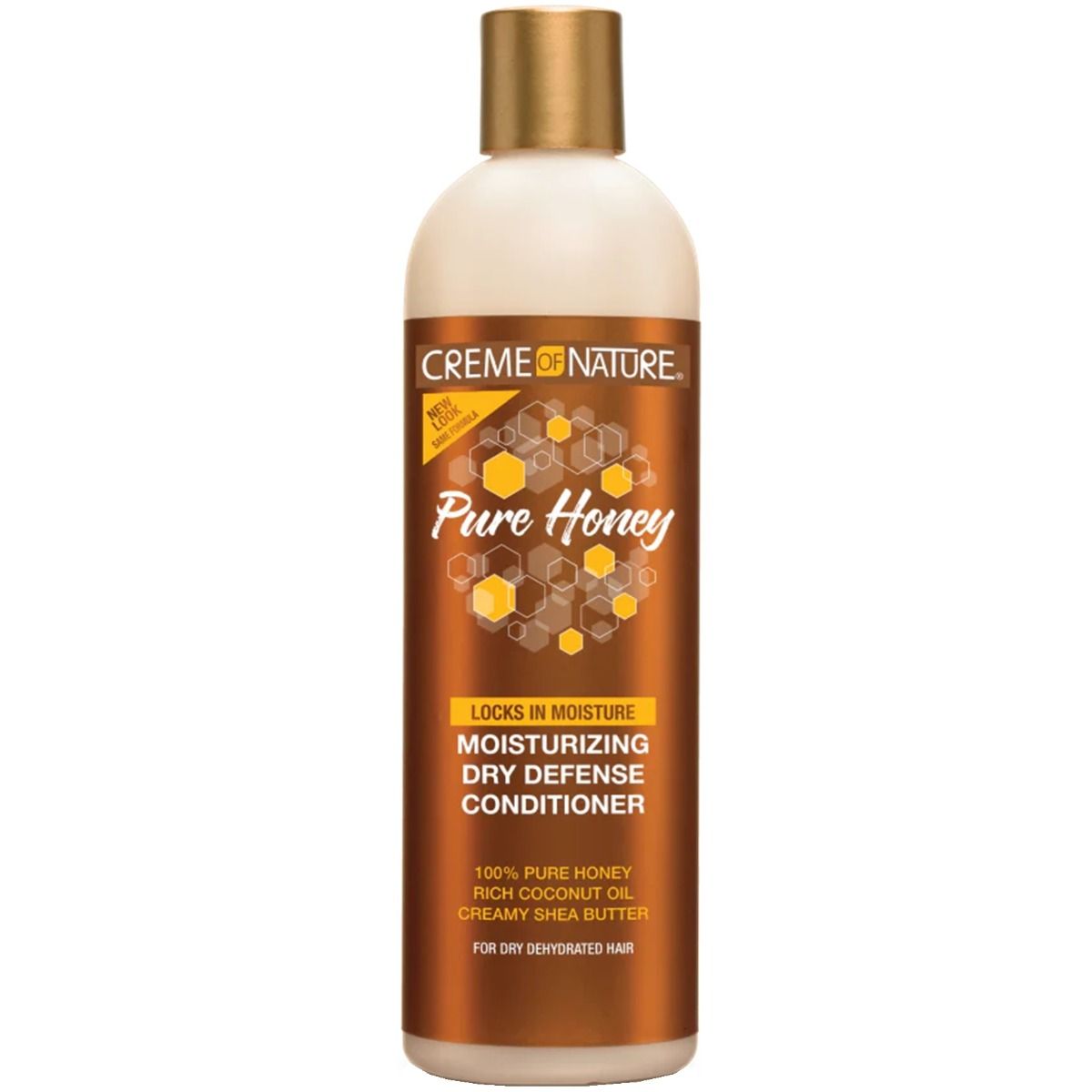 Creme of nature pure honey moisturizing dry defense conditioner . 12oz