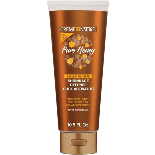 Creme of nature pure honey shrinkage defense curl activator. 10.5oz