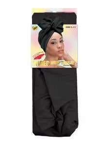Qfitt wired wrap turban 6362 black