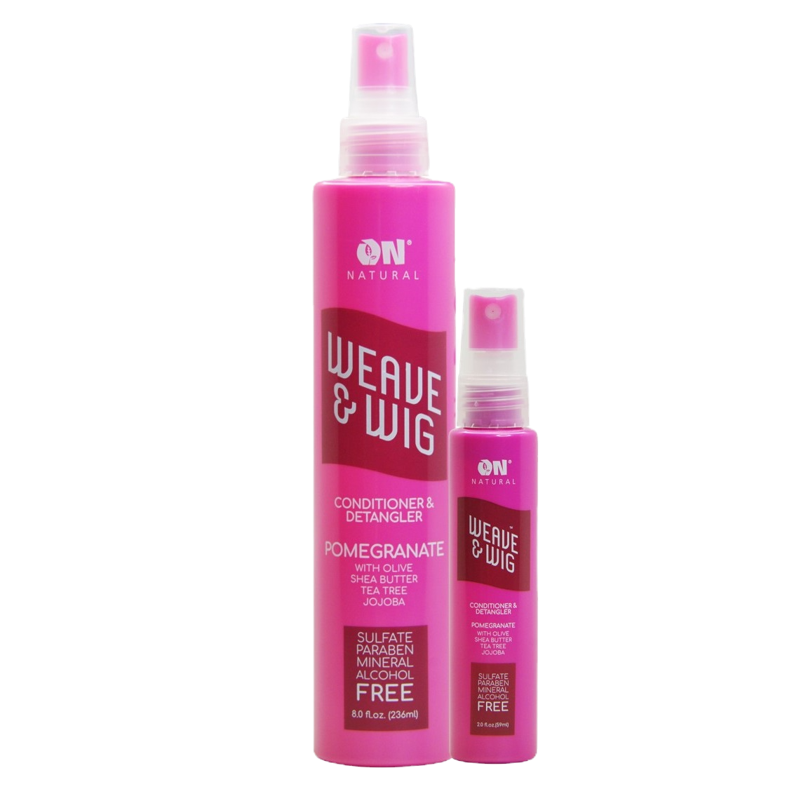 ON  Natural Weave & Wig - Conditioner & Detangler - Pomegranate. 4.5oz