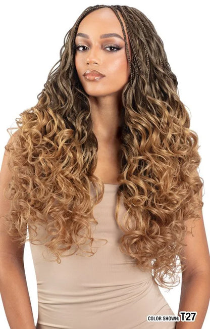 Model Model glance braid 3X French curl. 14”16”18”