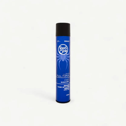 Red one hair styling spray.