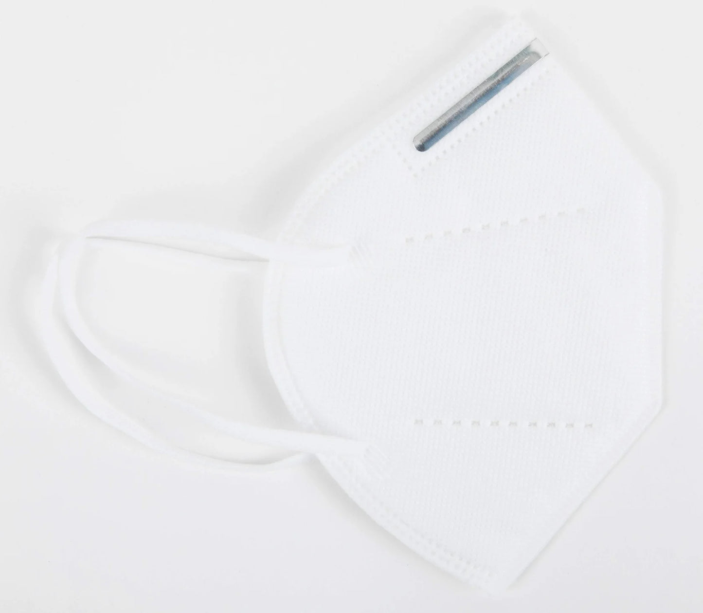 KN95 Disposable Protective Face Mask. White