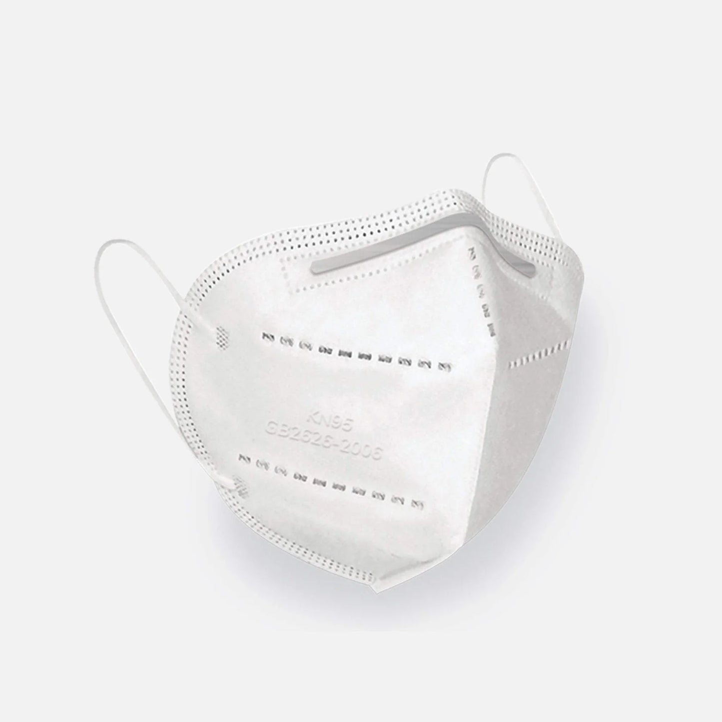 KN95 Disposable Protective Face Mask. White