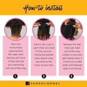 Sensationnel Textured Clip-Ins Weave Curls Kinks & Co Wave Maker 18" (9Pcs)