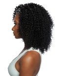 Mane Concept Trill Versatile human hair half wig. JERRY CURL 18”. TRHW206