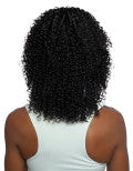 Mane Concept Trill Versatile human hair half wig. JERRY CURL 18”. TRHW206