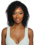 Mane Concept Trill Versatile human hair half wig. JERRY CURL 18”. TRHW206