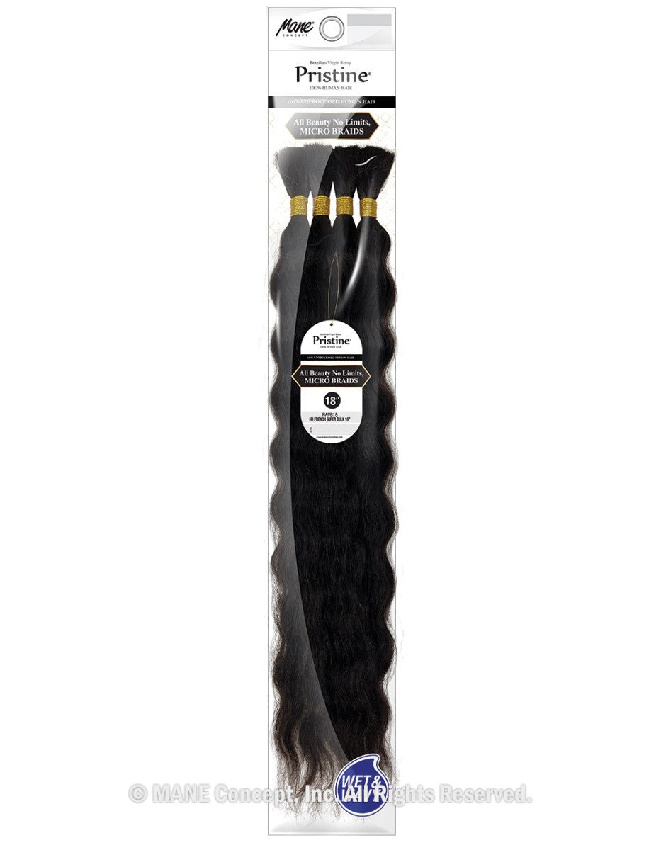 Mane Concept Pristine human hair French super bulk
