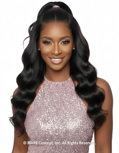 Mane Concept Pristine Rose Diamond virgin remy hair. Body wave