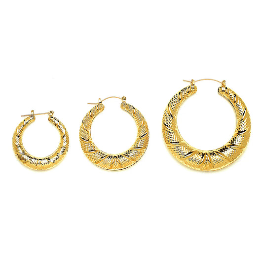 Joy Jewelry pincatch earrings. D25 gold