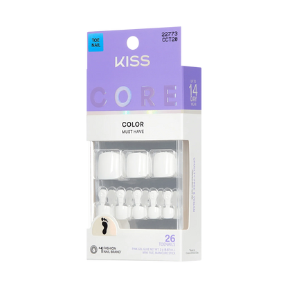 Kiss toe nails.  26 toe nails. Toe tally yours. CCT20