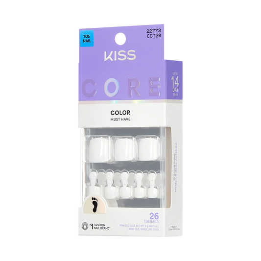 Kiss toe nails.  26 toe nails. Toe tally yours. CCT20