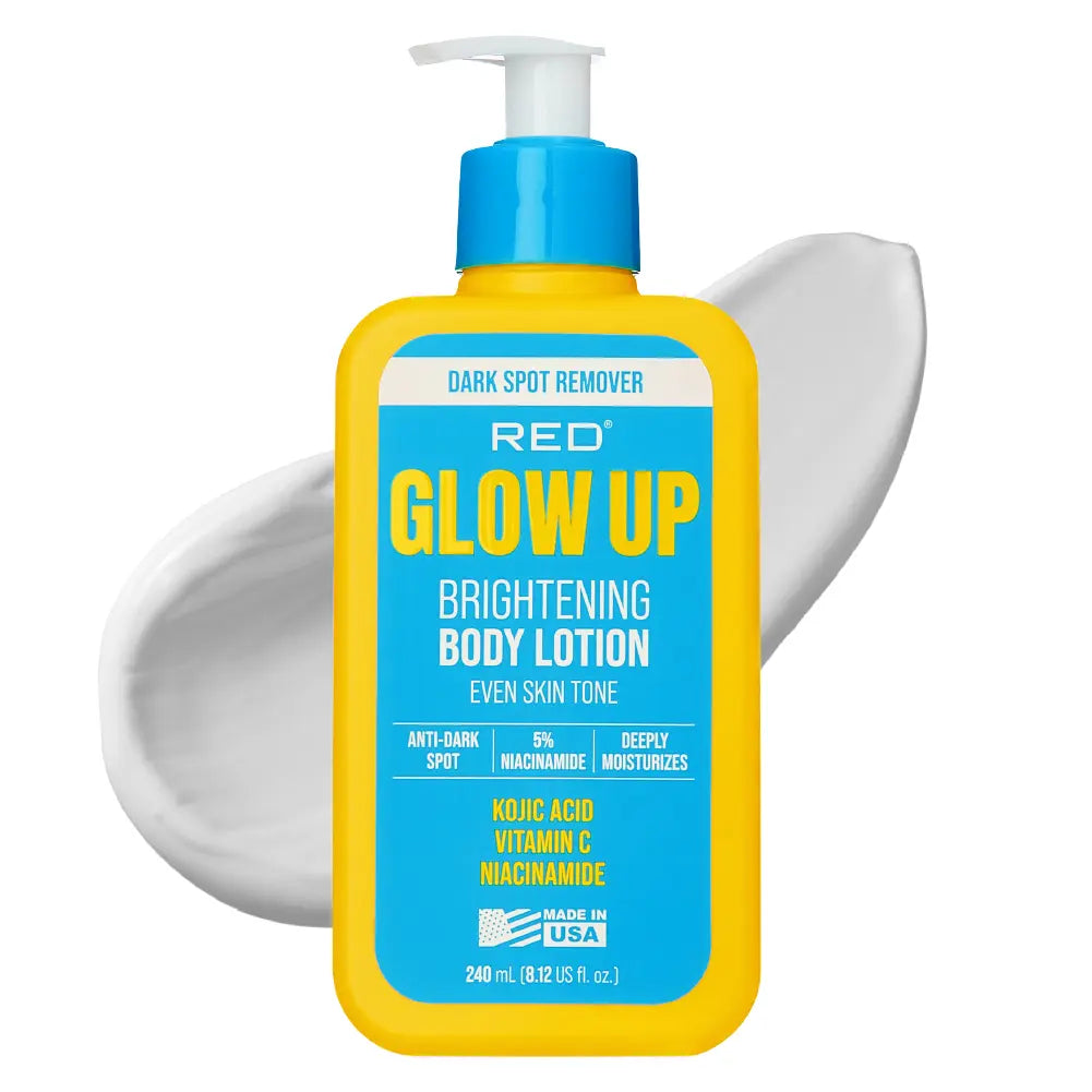 Red by kiss glow up brightening body lotion. GUP06