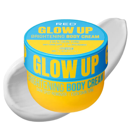 Red by kiss glow up brightening body cream. GUP08