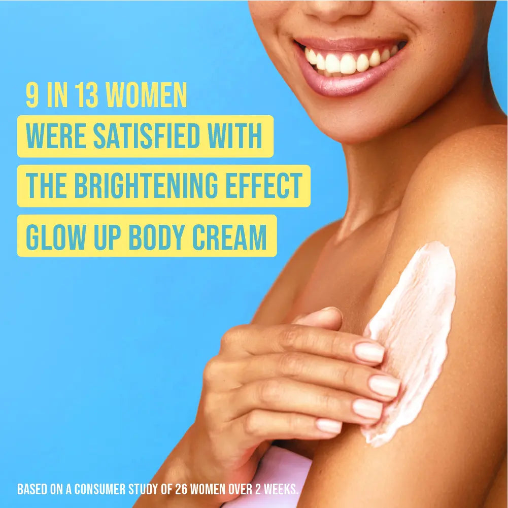 Red by kiss glow up brightening body cream. GUP08