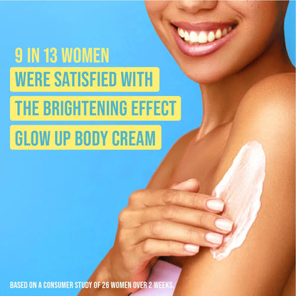 Red by kiss glow up brightening body cream. GUP08