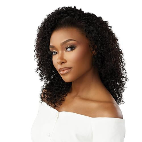 Sensationnel Unprocessed Virgin Human Hair HD Half Wig Glueless 13A Bohemian 16"