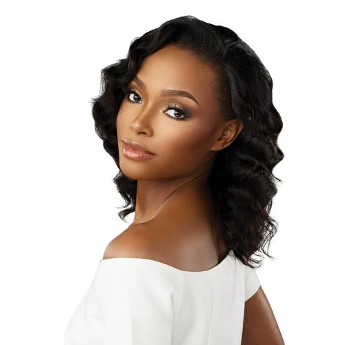 Sensationnel Unprocessed Virgin Human Hair HD Half Wig Glueless 13A loose deep 16"