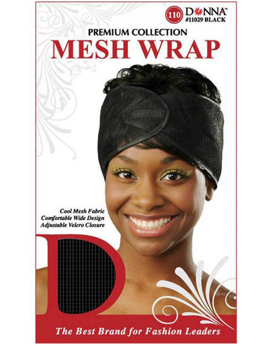 Donna Mesh Wrap Black large. #11029