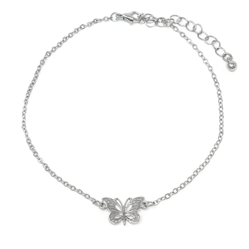 C&L silver anklet. AK 52