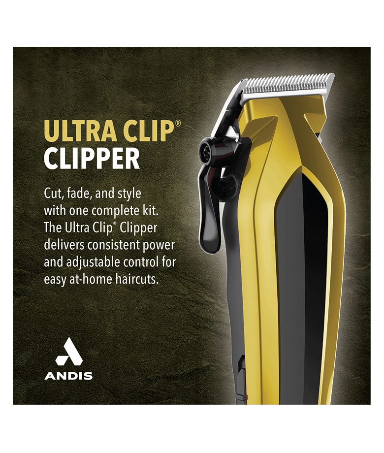 Andis ULTRA CLIP® 18-PIECE CORDED CLIPPER. #562616