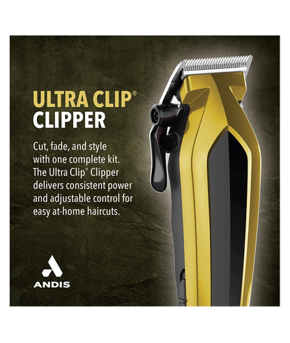 Andis ULTRA CLIP® 18-PIECE CORDED CLIPPER. #562616