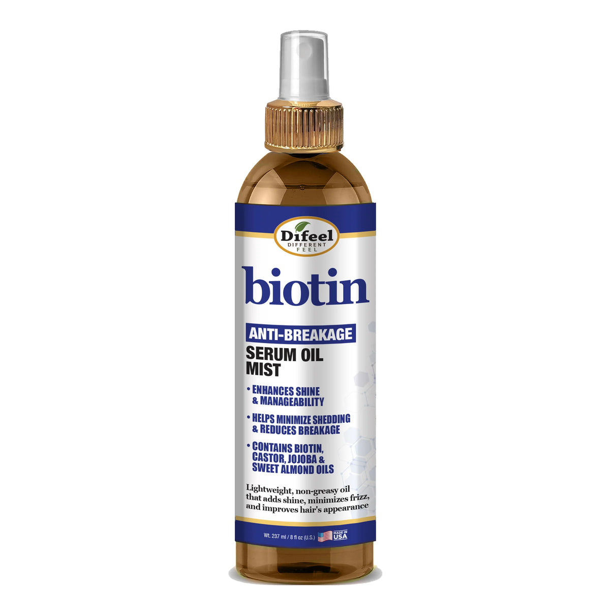 Difeel biotin pro growth anti breakage serum oil mist. 8oz